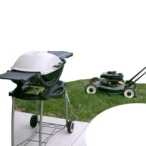 Barbecues et tondeuses